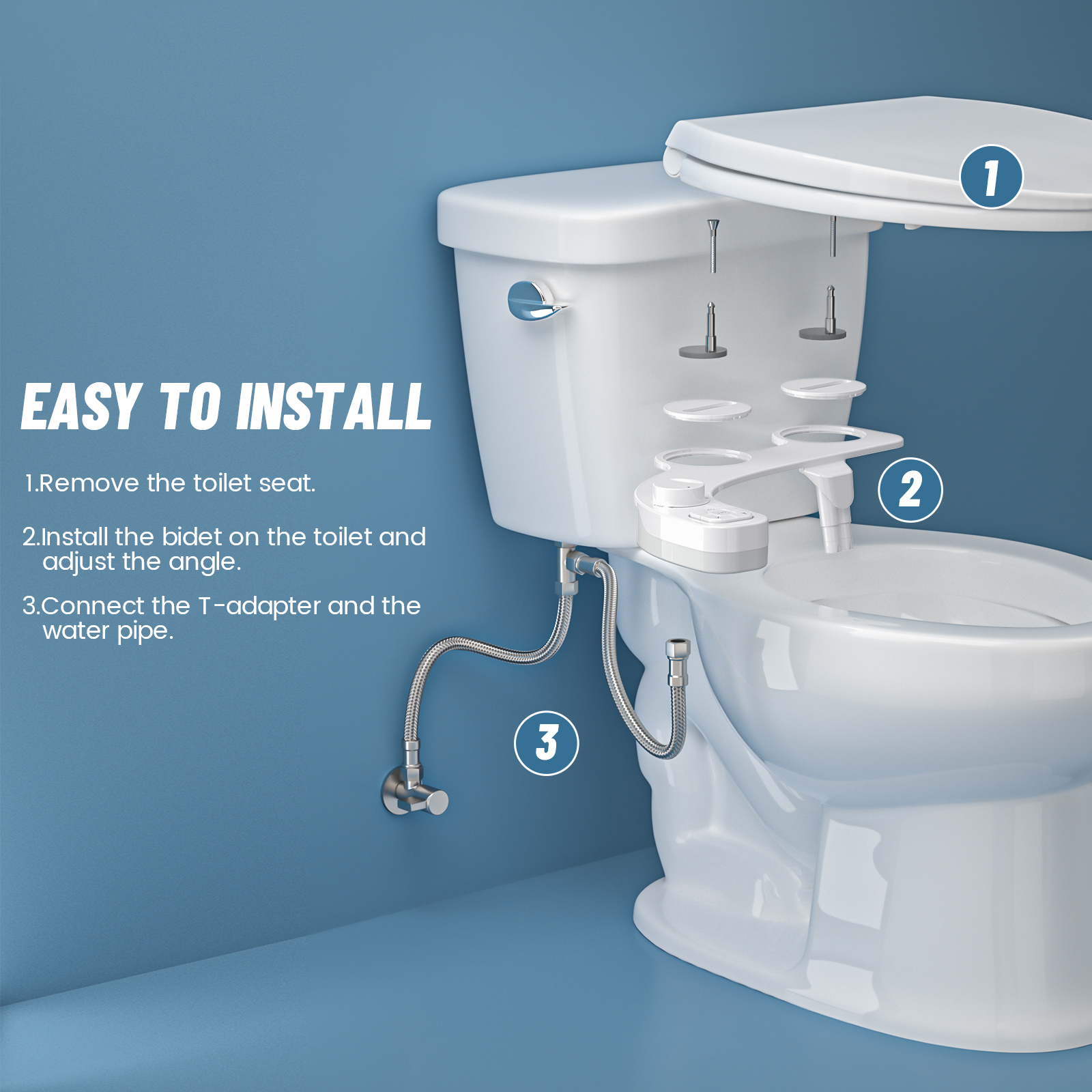 ECO-Shower Non-Electric Toilet Bidet Shower - Image 2